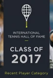 Poster for International Tennis Hall of Fame Induction Ceremony