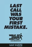 Poster for Walk of Shame Shuttle