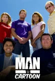 Poster for Man vs. Cartoon