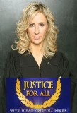 Poster for Justice for All with Cristina Perez
