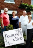 Poster for Four in a Bed