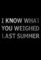 Poster for I Know What You Weighed Last Summer