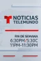 Poster for Noticiero Telemundo: Fin de semana