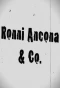 Poster for Ronni Ancona & Co.